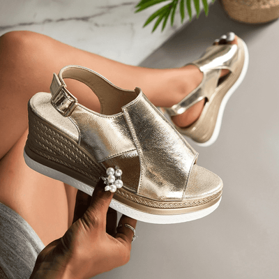 Helen | Elegant Wedge Sandals