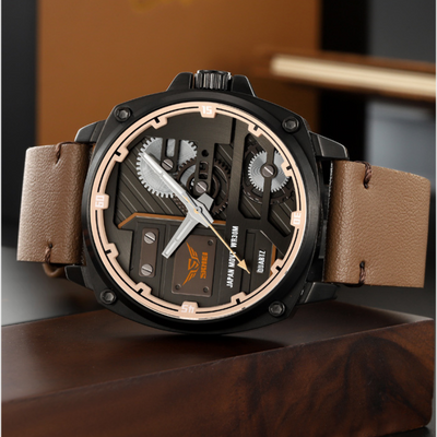 Quartz Leather Men's Watch™