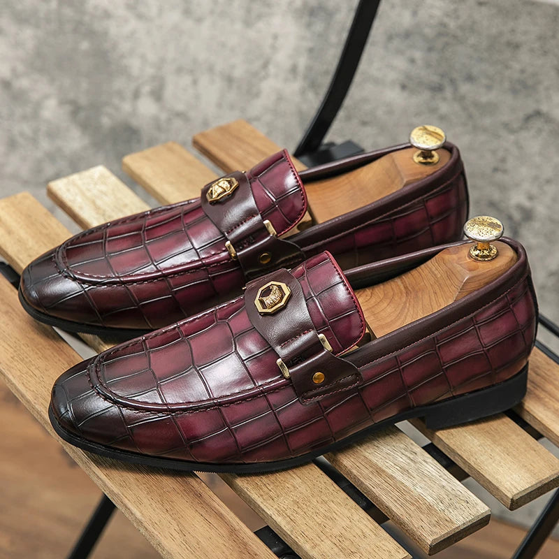 Bravari Croc Loafer