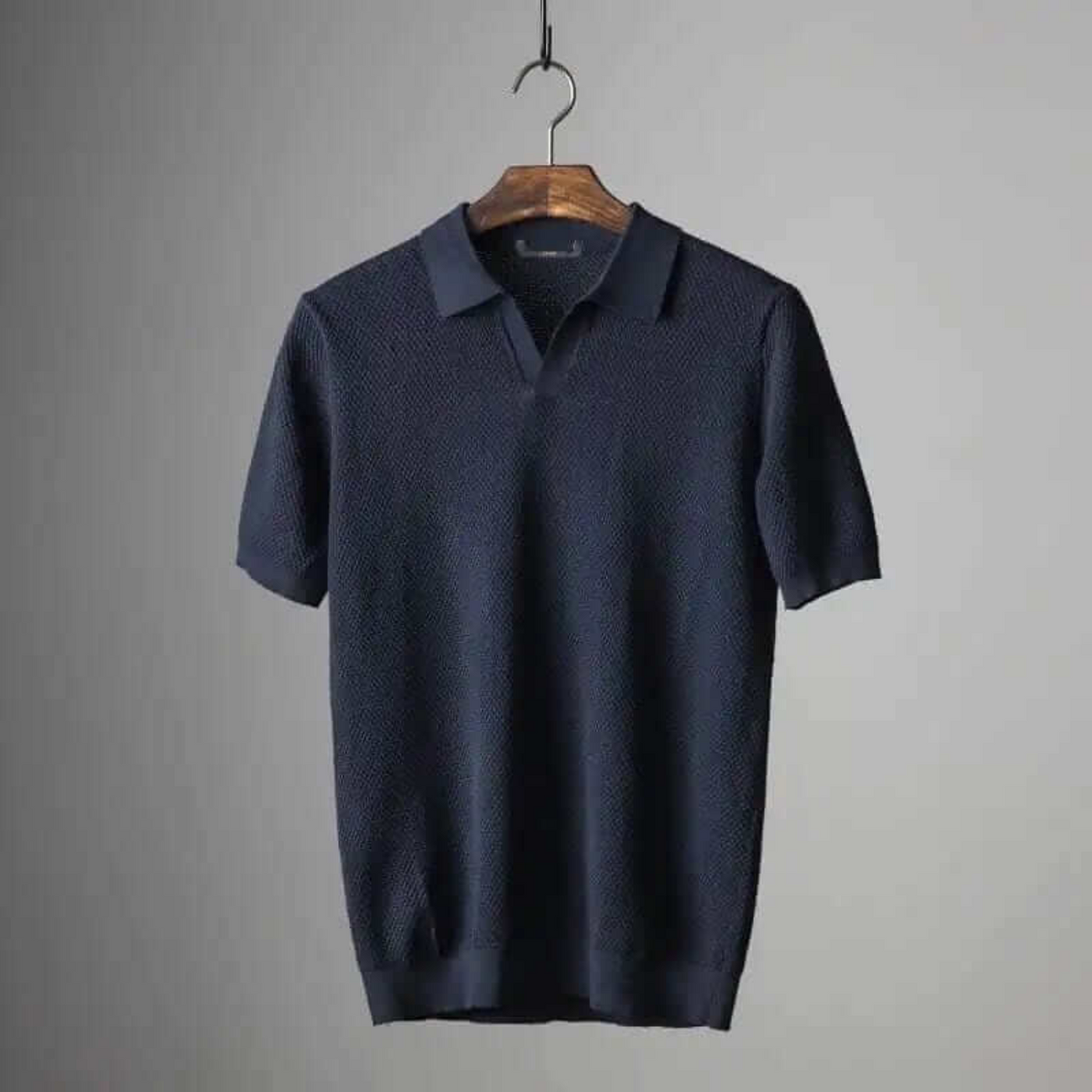 Hudson Waffle Knit Polo