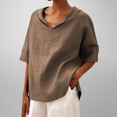 Mia™ | Cotton Loose-Fitting Blouse