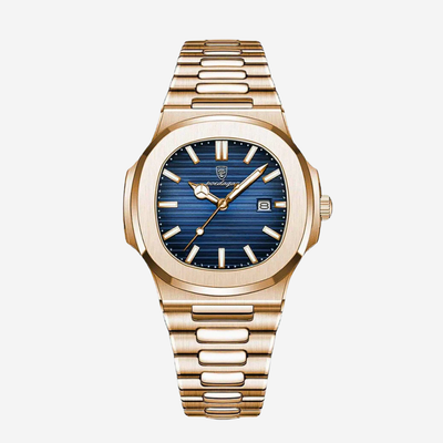Adriel | Refined Rose Gold Finish Elegance Framed Watch