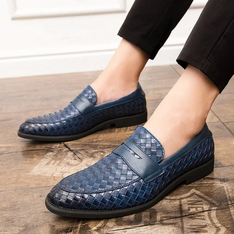Milano Woven Leather Loafer