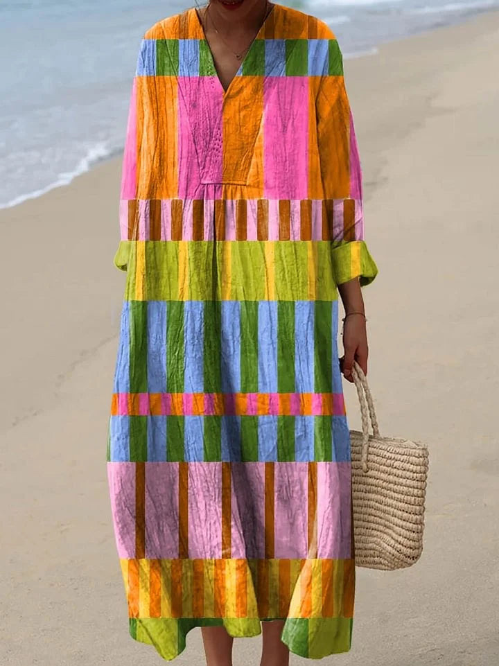 Ffion™ | Artful Patch Dress