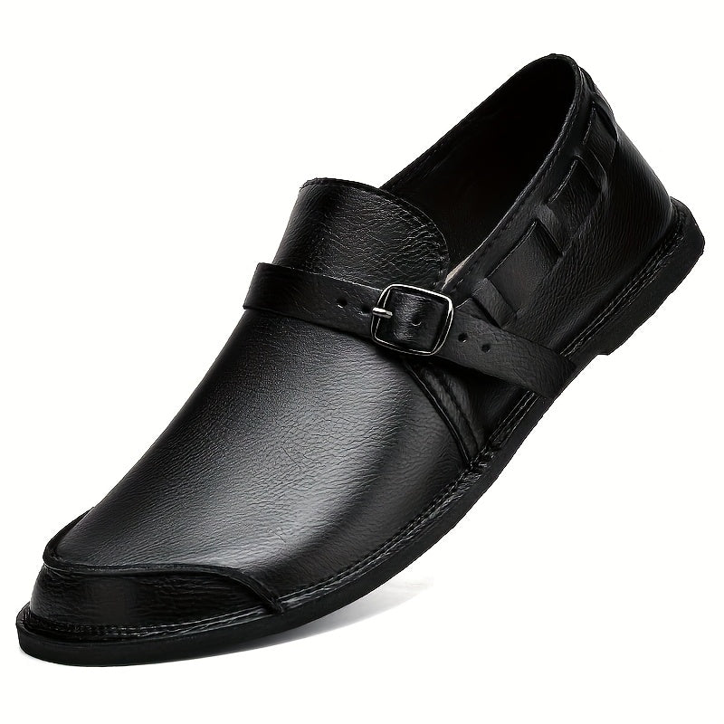 Diego Antonetti Monk Strap Leather Loafers