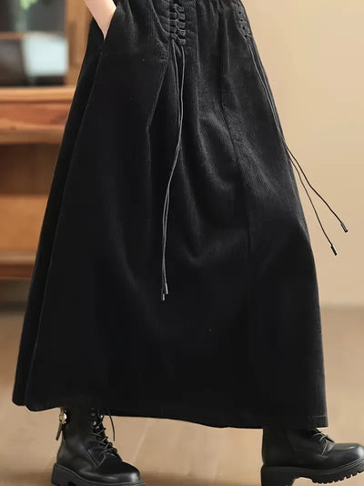 Cassia Corduroy Maxi Skirt