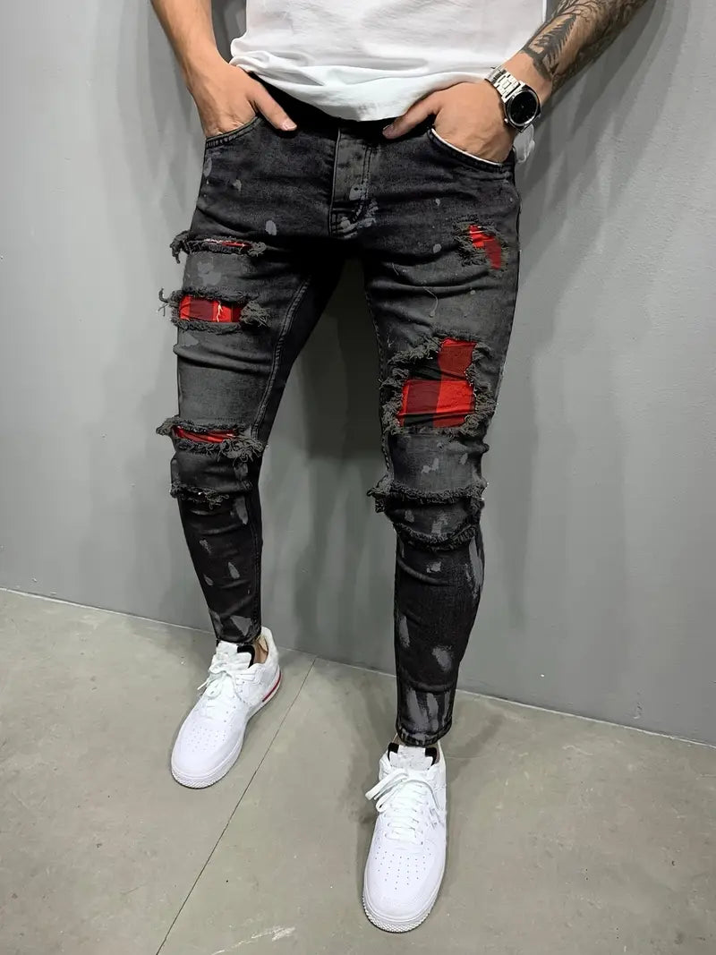 Rebel Distressed Denim Pant