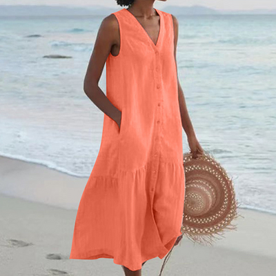 Maira™ | Summer V Neck Dress