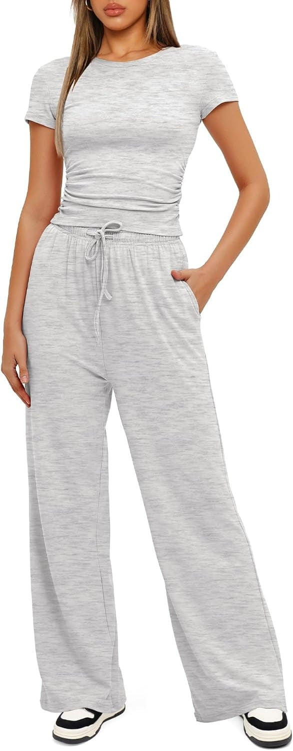 Cozy Flow 2 Piece Wide-Leg Set