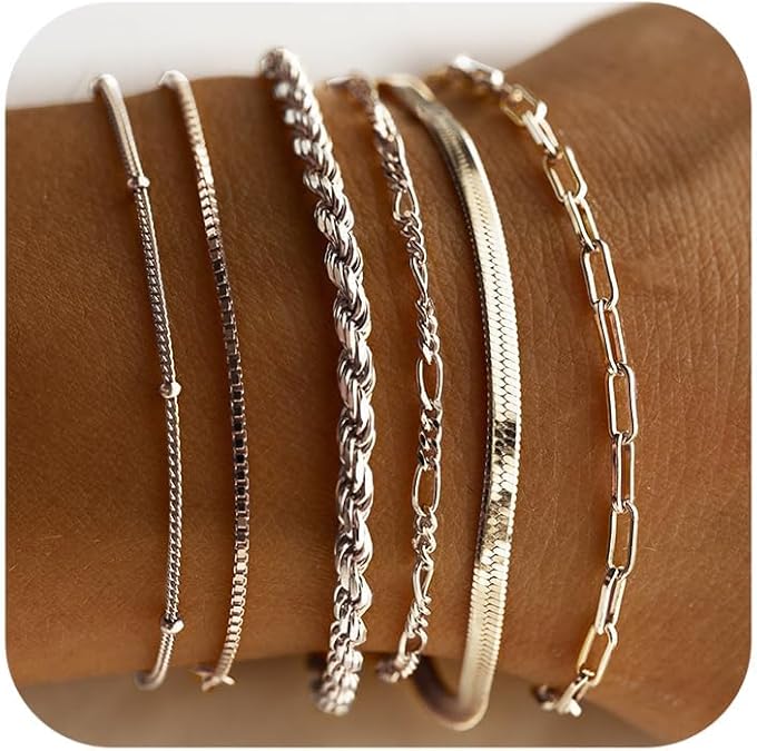 Isabella Vernetta bracelet set | White Gold 16k