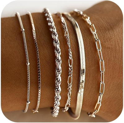 Isabella Vernetta bracelet set | White Gold 16k