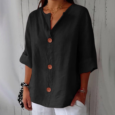 Ruby | Casual Linen Blouse