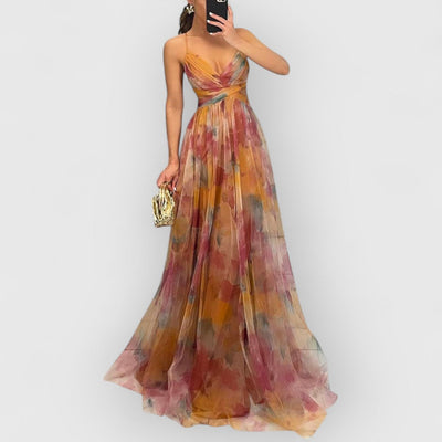 Vada | Maxi dress with floral print
