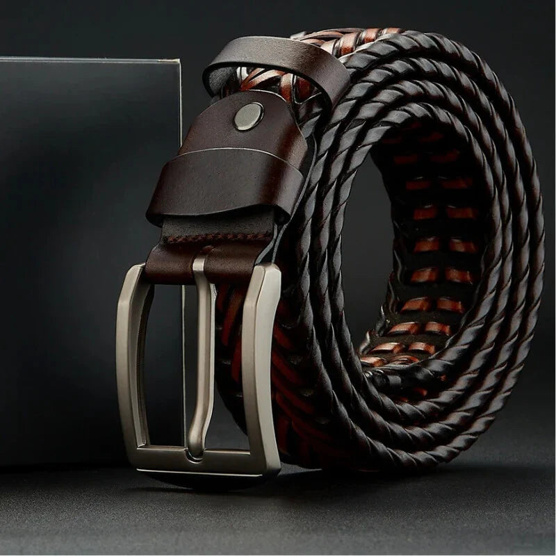 Kingsley Woven Leather Belt