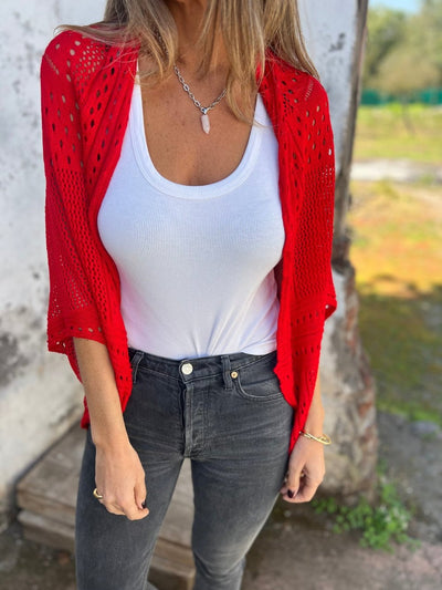 Brielle™ | Half Sleeve Knit Cardigan