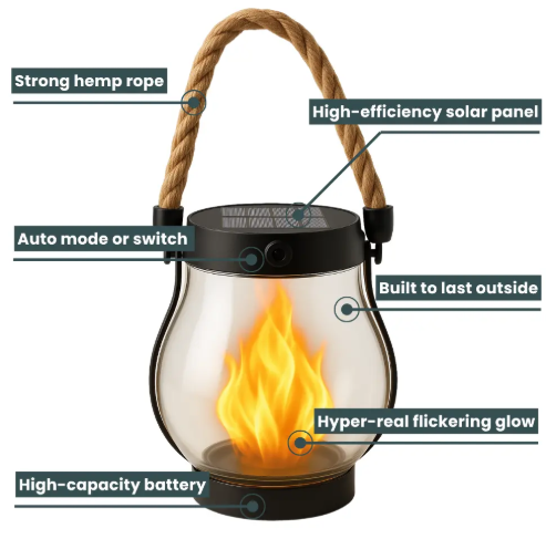 BrillAura™ Solar Lantern — Wrap Your Nights in Cozy, Effortless Warmth and Magic Glow