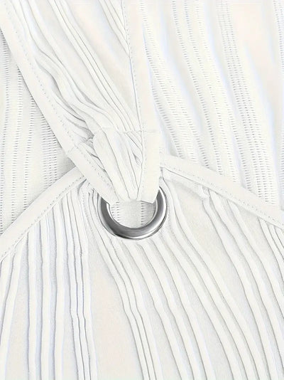 Alena | Striped Midi Dress