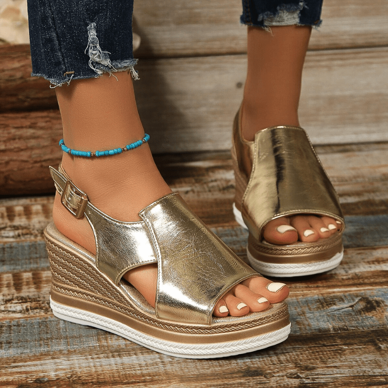 Helen | Elegant Wedge Sandals