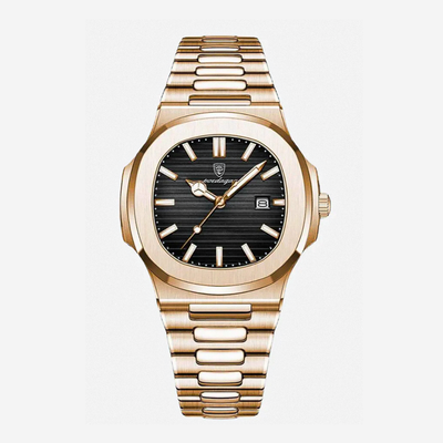 Adriel | Refined Rose Gold Finish Elegance Framed Watch