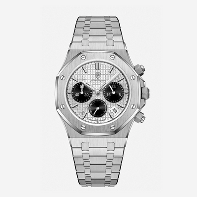 Damian | Iconic Steel Frame Bold Chronograph Design Watch