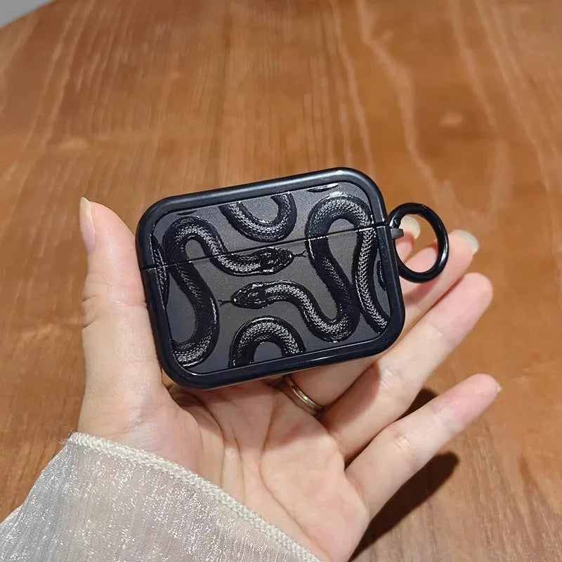 Serpent Motif Airpods Case