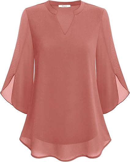 PETRA | CHIFFON A-LINE BLOUSE