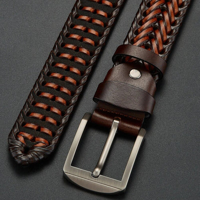 Kingsley Woven Leather Belt