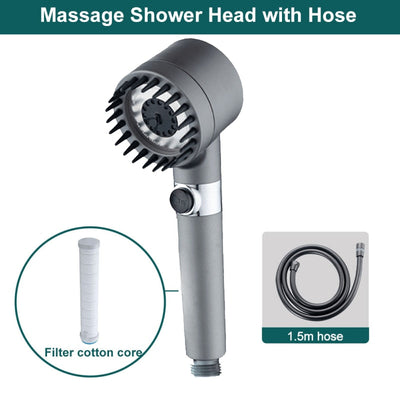 HydraPulse™ — Wake Up Energized with a Spa-Quality Scalp Massage Every Shower