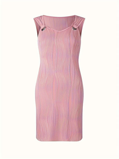 Alena | Striped Midi Dress