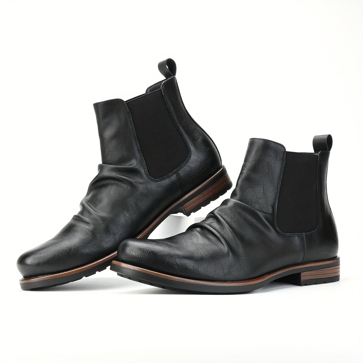 Corrado Zambelli Leather Chelsea Boots