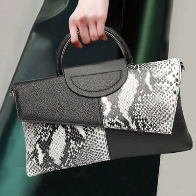 Serpenza Snake Embossed Bag