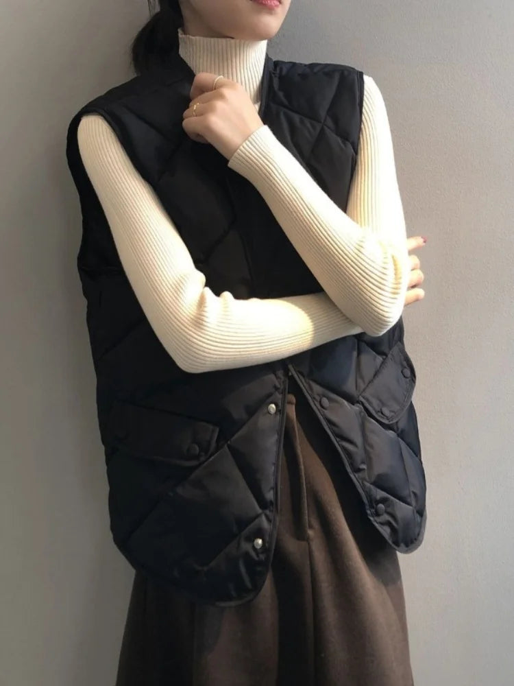 Vienna Quilted Bomber Vest