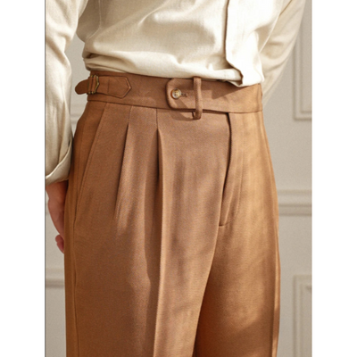 Fabrizio Marconi High-Waisted Business Casual Pants