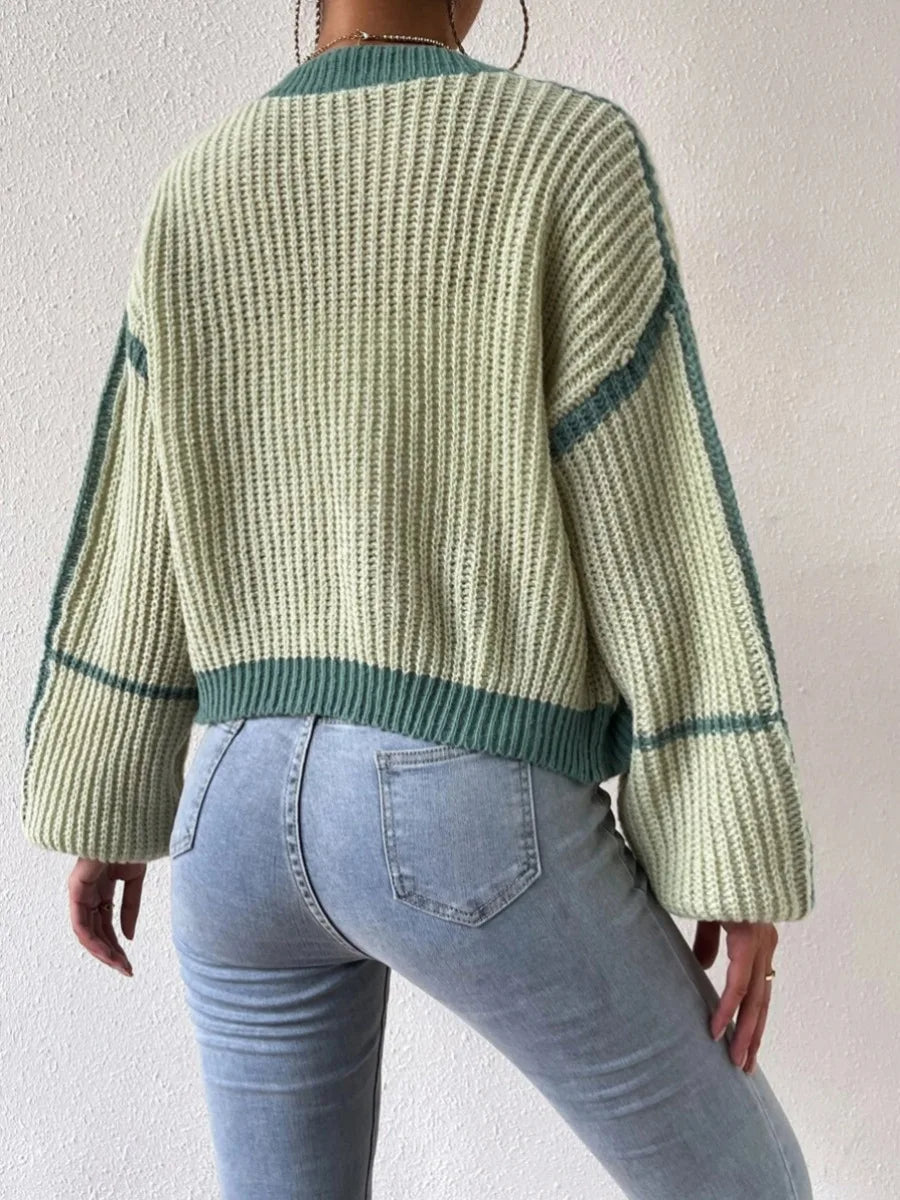 Sofie Cropped Knit Cardigan
