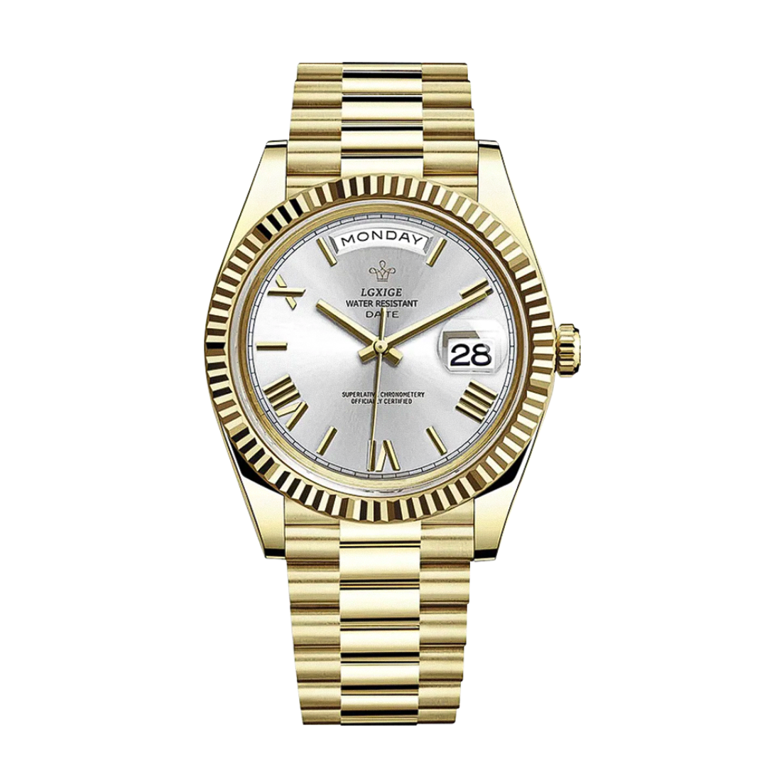 Frederick | Sharp Lines and Classic Day-Date Styling Watch