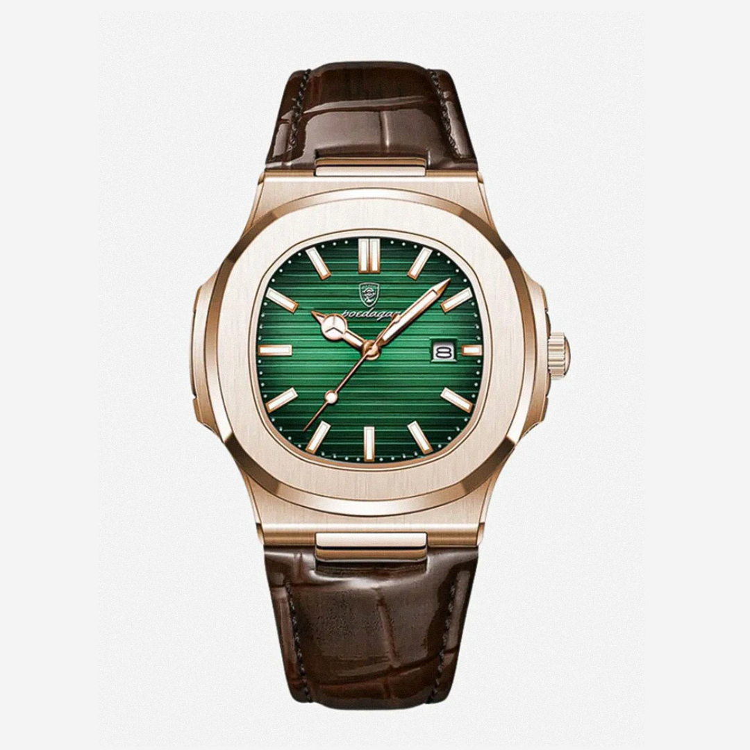 Elias | Sleek Dial Paired with a Classic Leather