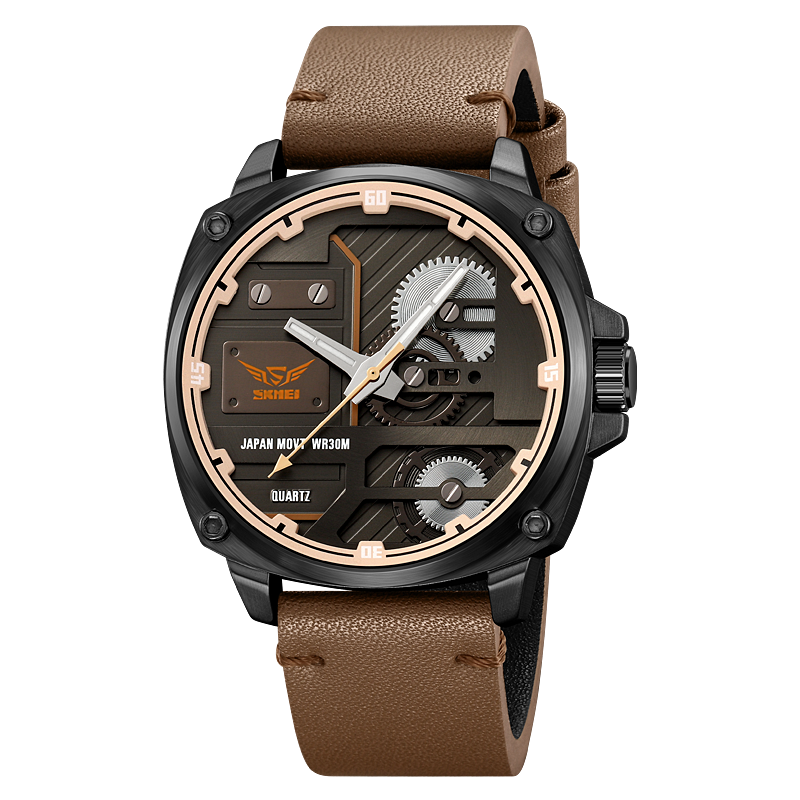 Quartz Leather Men's Watch™