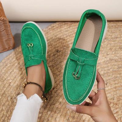 Suede Step Loafers