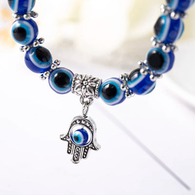 Saphira Evil Eye Charm Anklet