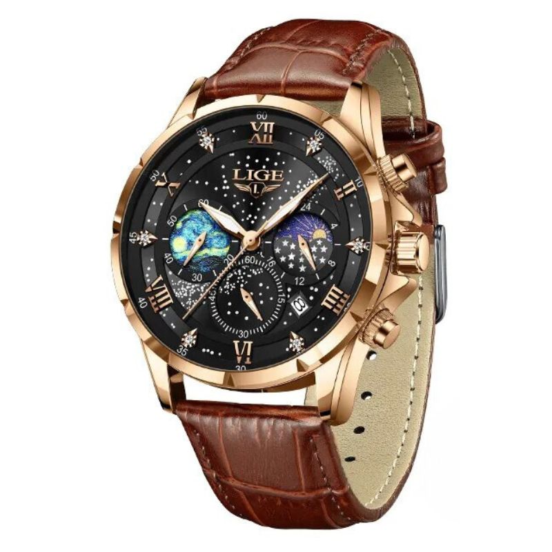 William - Elegant Moon Phase Watch