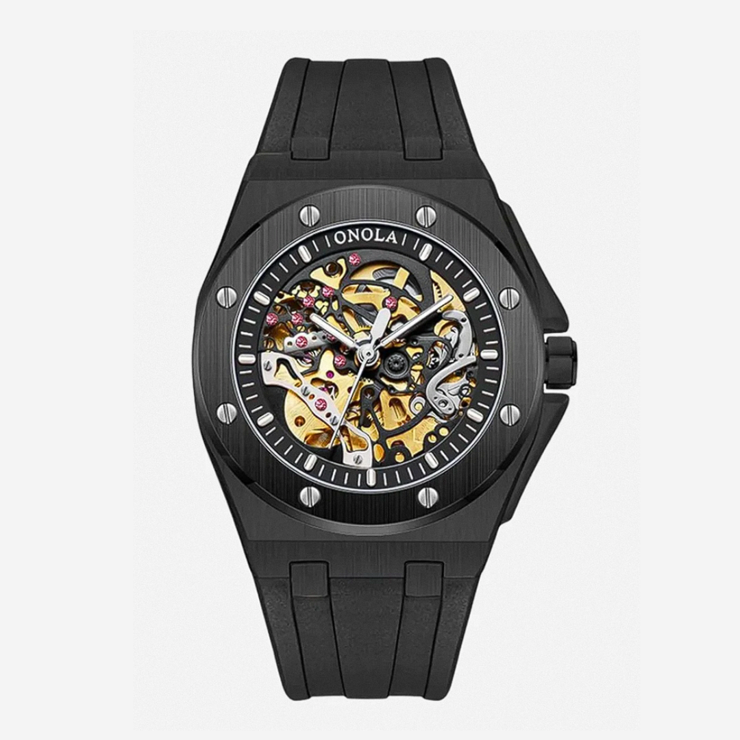 Zayden | Sporty Modern Eye-Catching Skeleton Watch