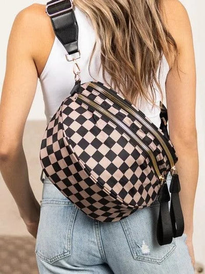 Elsie - Checkered Bum Bag