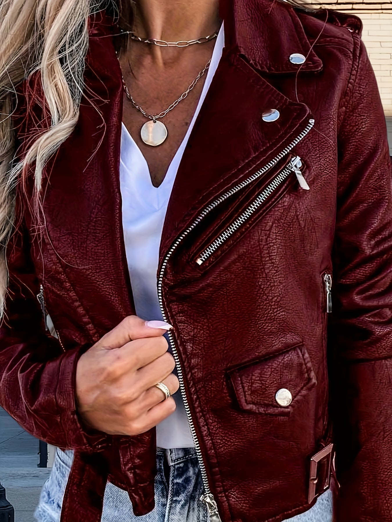 Jenny | Classic Leather Jacket