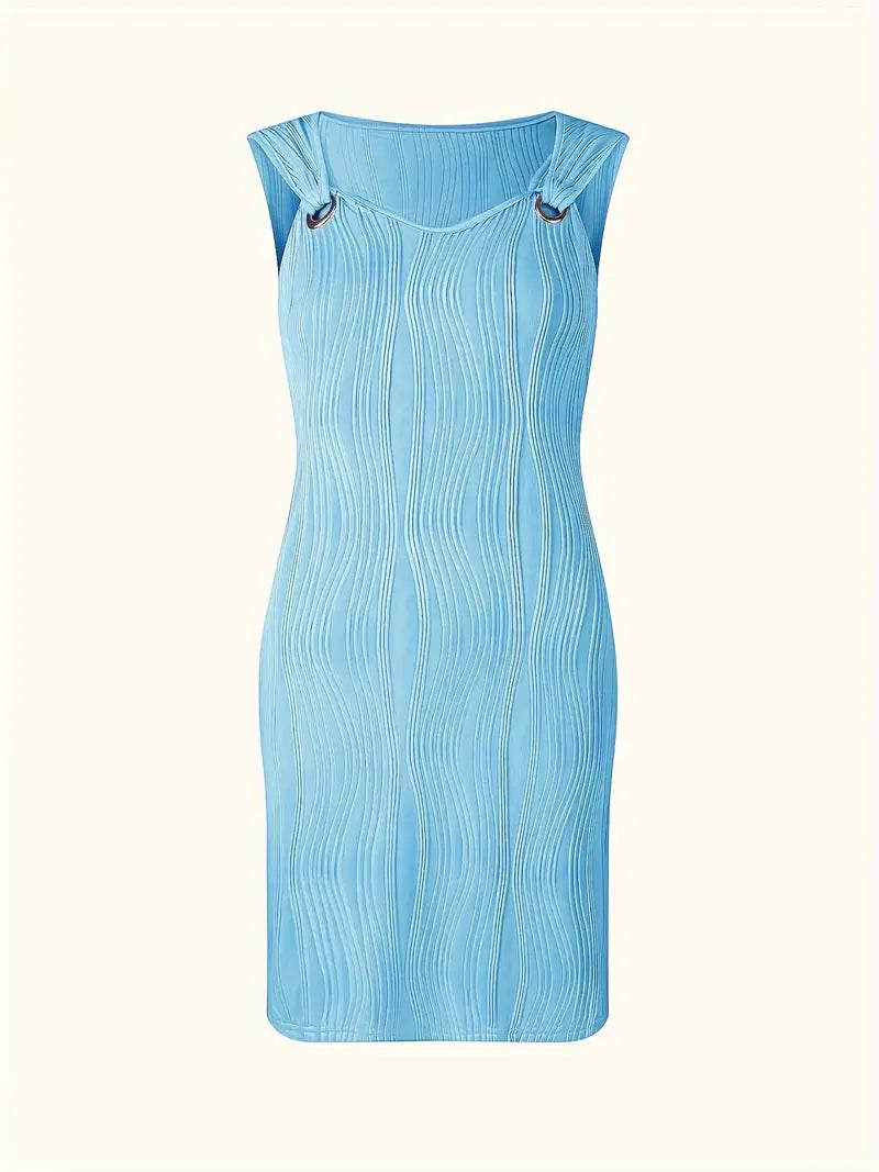 Alena | Striped Midi Dress