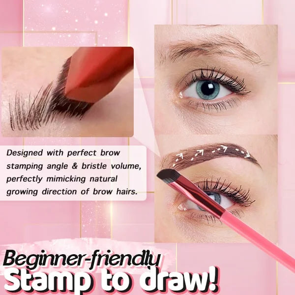BrowWink™ 4D Hair Stroke Stamp Brush — Unlock Naturally Perfect Brows That Turn Heads Instantly