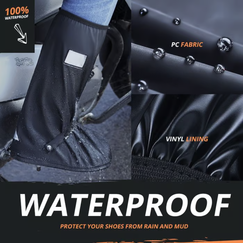 HydroGuard™ Boot Shields — Fearlessly Tackle Every Storm with Dry, Steady Steps