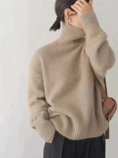 Solvena™ Cashmere Turtleneck Sweater — Wrap Yourself in Featherlight Warmth and Timeless Elegance