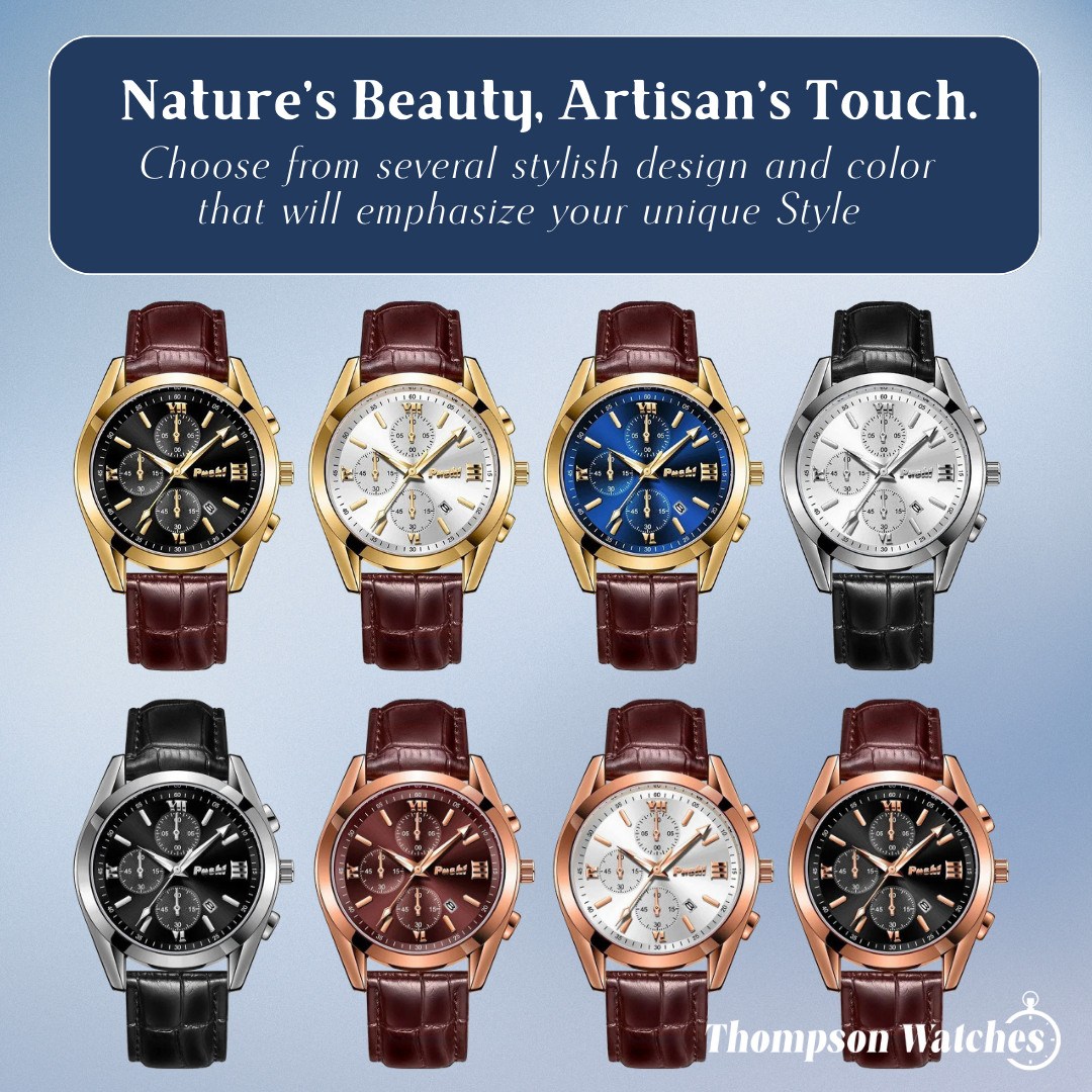 James | Men’s Chronograph Watch with Multi-Function Dial | 41mm