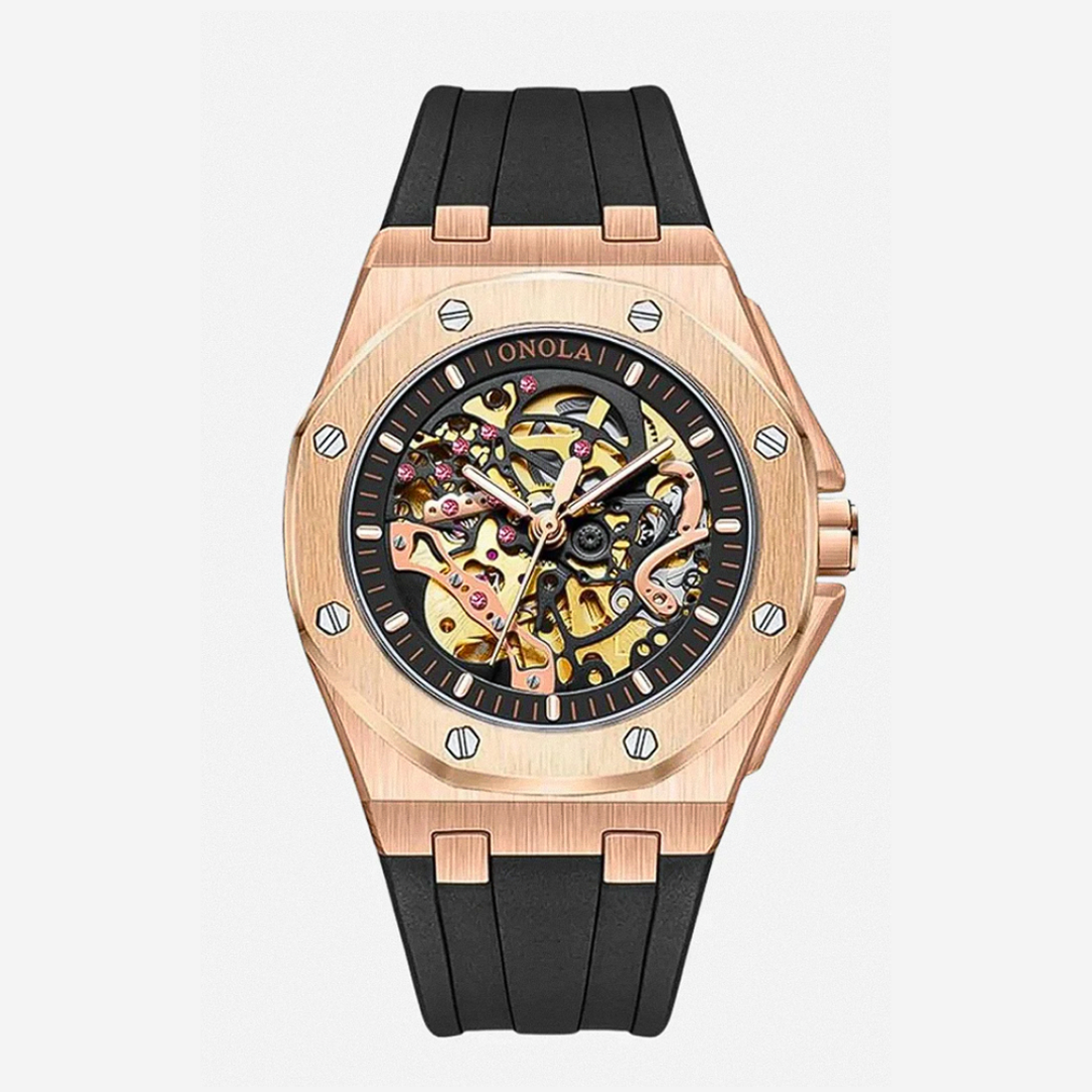 Zayden | Sporty Modern Eye-Catching Skeleton Watch