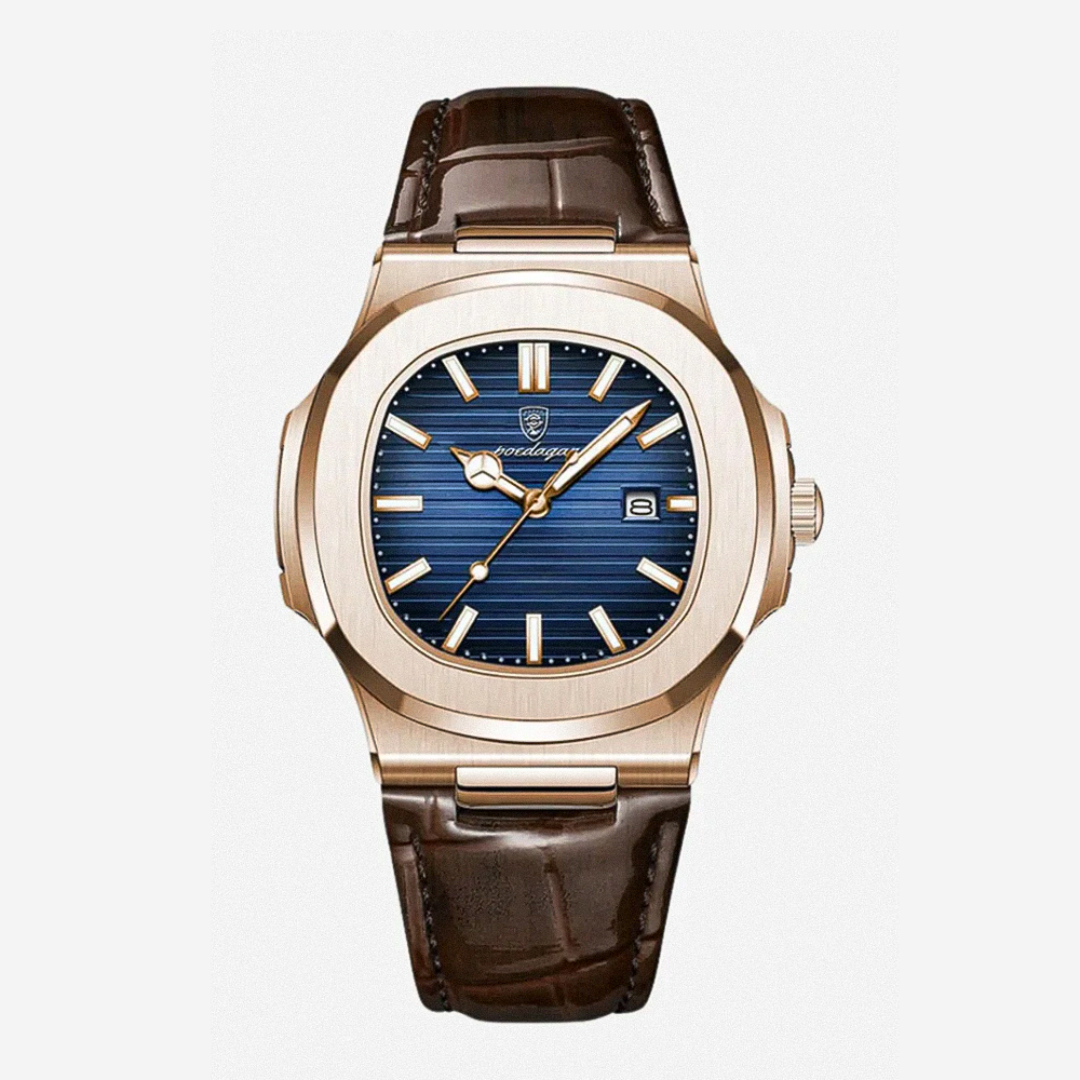 Elias | Sleek Dial Paired with a Classic Leather